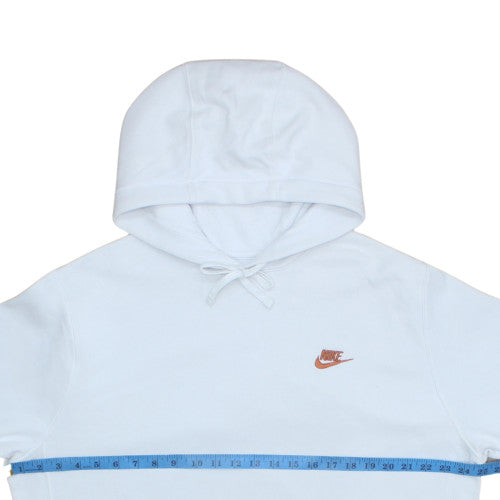 Mens UK Size L Nike White Pullover Hoodie