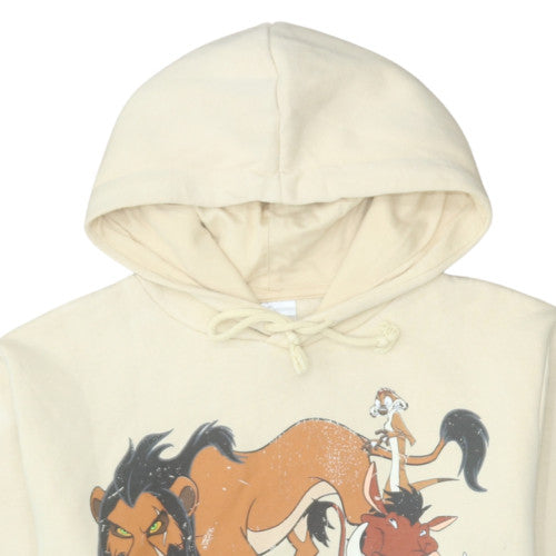Womens UK Size M Disney Beige Pullover Hoodie