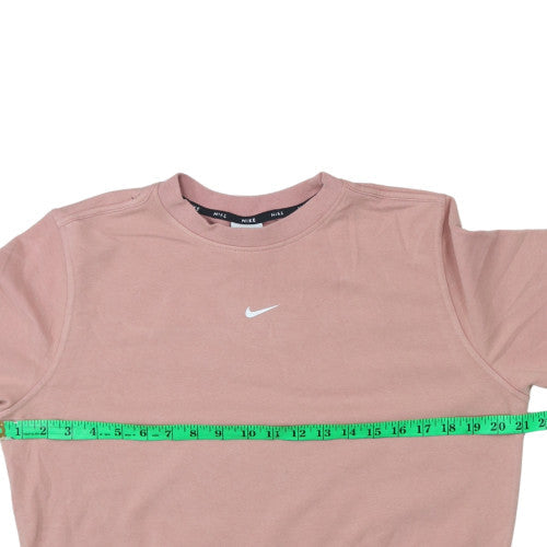 Womens UK Size S Nike Pink Pullover Sweatshirt