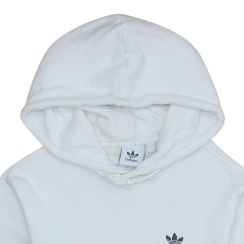 Mens UK Size S adidas White Pullover Hoodie