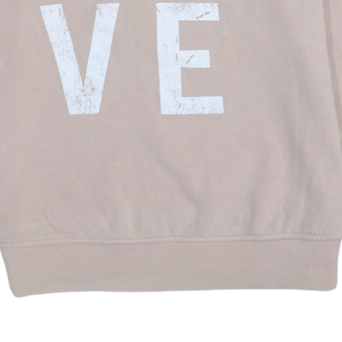 Womens UK Size S NEXT Beige Pullover Sweatshirt