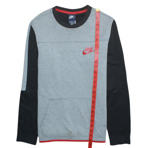 Mens UK Size S Nike Grey Pullover Sweatshirt
