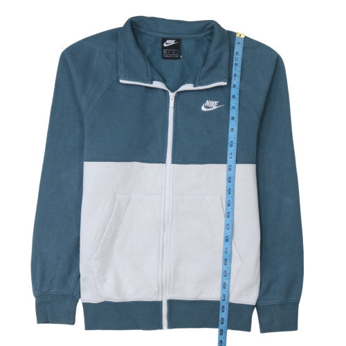Mens UK Size XS Nike Blue Full Zip Sweatshirt