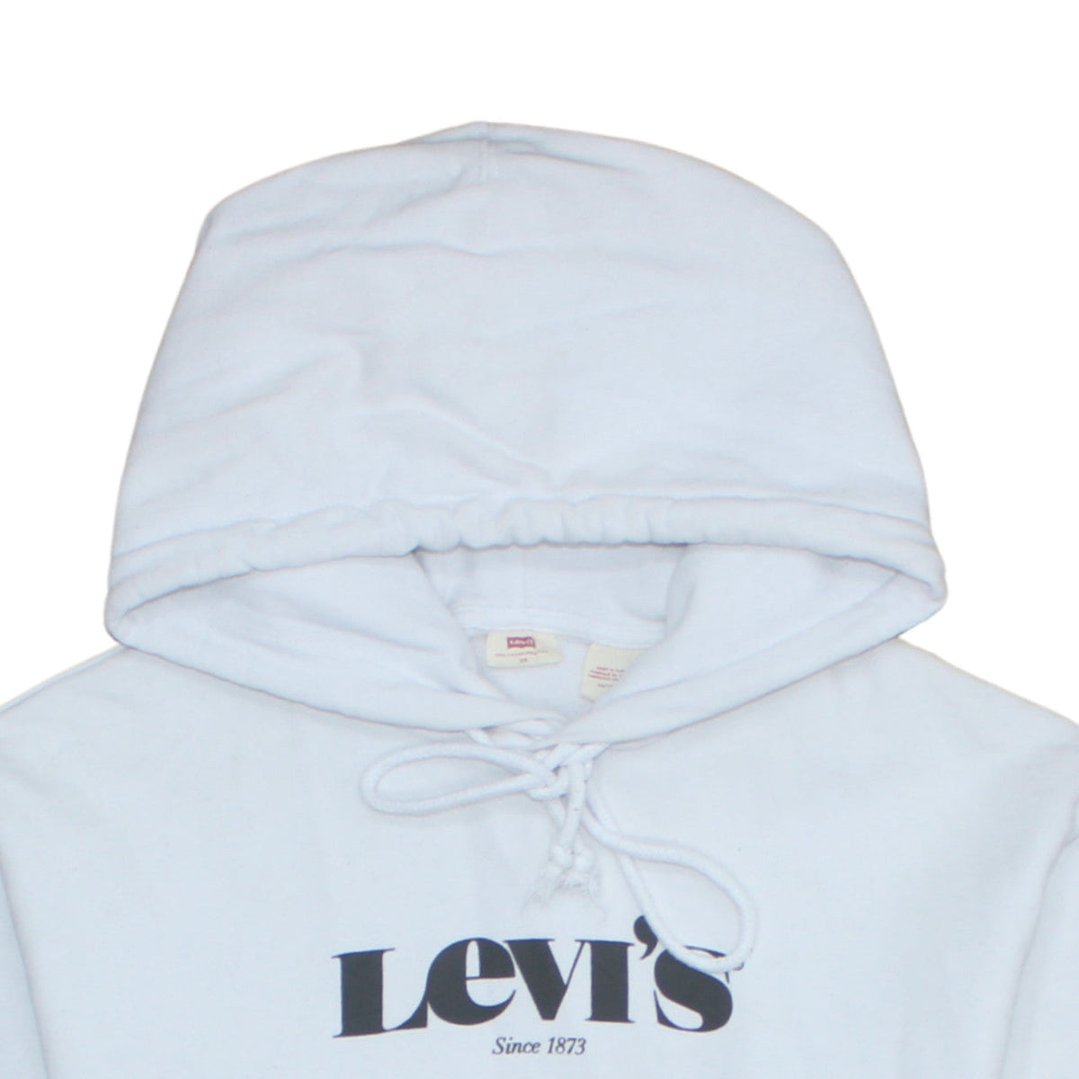 Mens UK Size XS Levi's White Pullover Hoodie