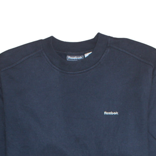 Womens UK Size 14 Reebok Blue Pullover Sweatshirt