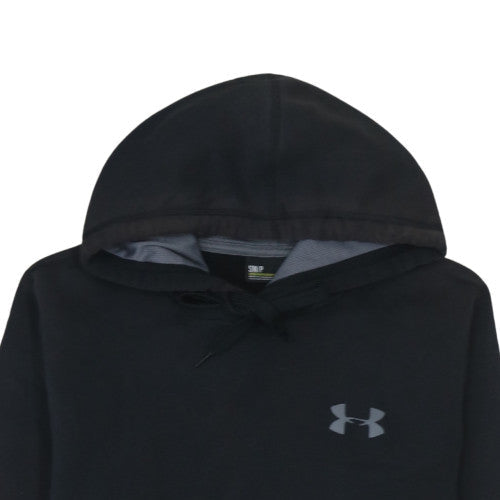 Mens UK Size S Under armour Black Pullover Hoodie