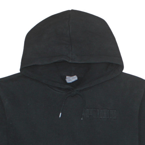 Mens UK Size L PUMA Black Pullover Hoodie