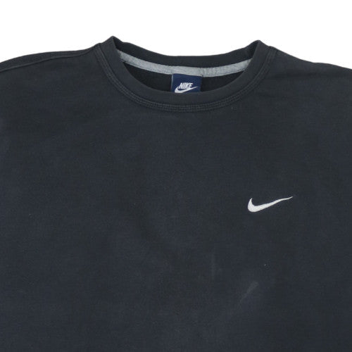 Mens UK Size L Nike Black Pullover Sweatshirt