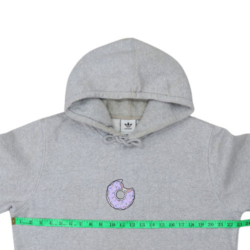 Womens UK Size L adidas Grey Pullover Hoodie