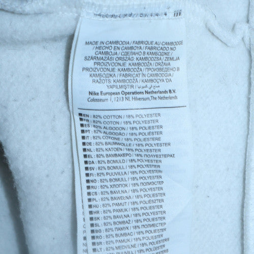 Mens UK Size L Nike White Pullover Sweatshirt