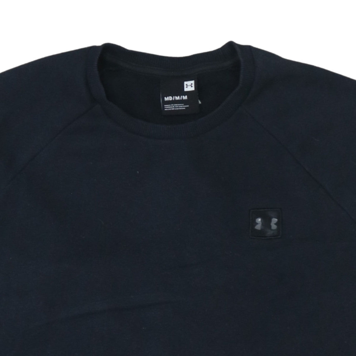 Mens UK Size M Under armour Black Pullover Sweatshirt
