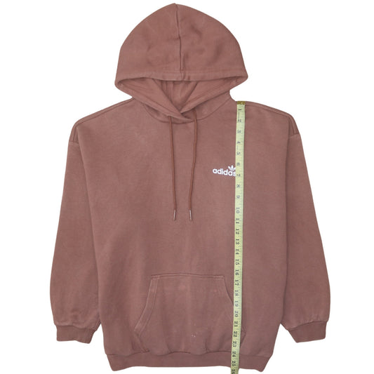 Womens UK Size 12 adidas Brown Pullover Hoodie
