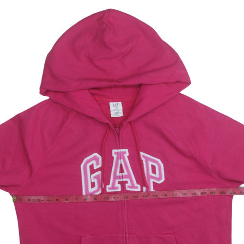 Womens UK Size XL Gap Pink Full Zip Hoodie