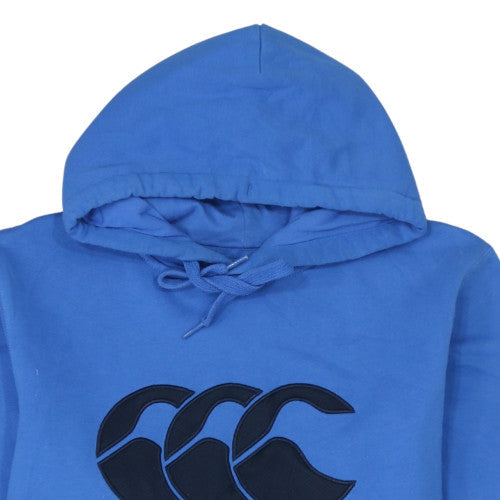 Mens UK Size M Canterbury Blue Pullover Hoodie