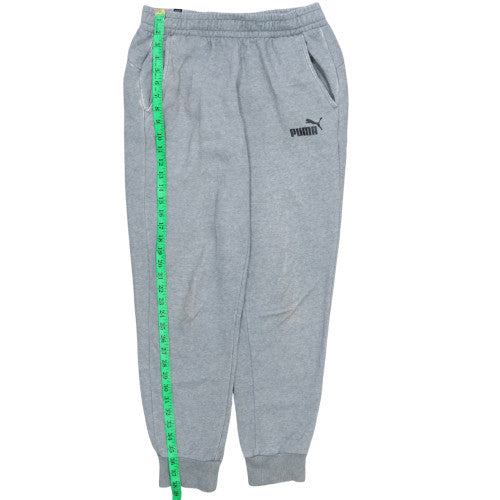 Mens UK Size M PUMA Regular Fit Jogger Grey Trousers