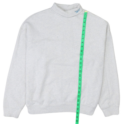 Womens UK Size M Reebok Grey Pullover Sweatshirt