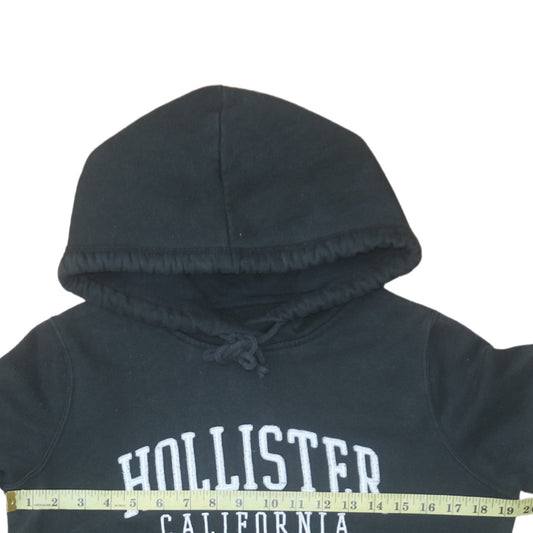 Womens UK Size S Hollister Black Pullover Hoodie