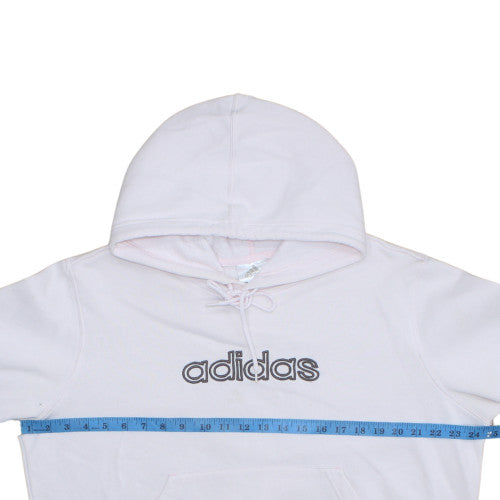 Womens UK Size 10 adidas Pink Pullover Hoodie