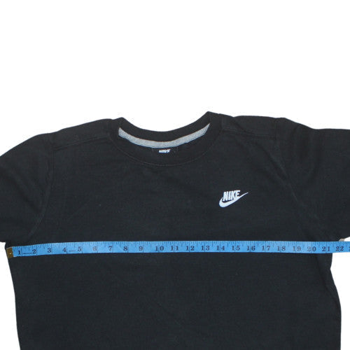 Mens UK Size M Nike Black Pullover Sweatshirt