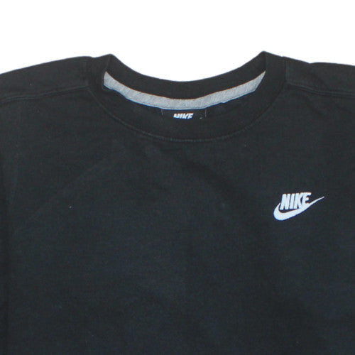 Mens UK Size M Nike Black Pullover Sweatshirt