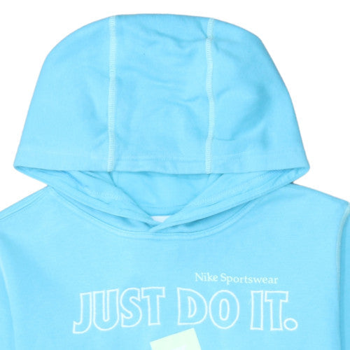 Womens UK Size XL Nike Blue Pullover Hoodie