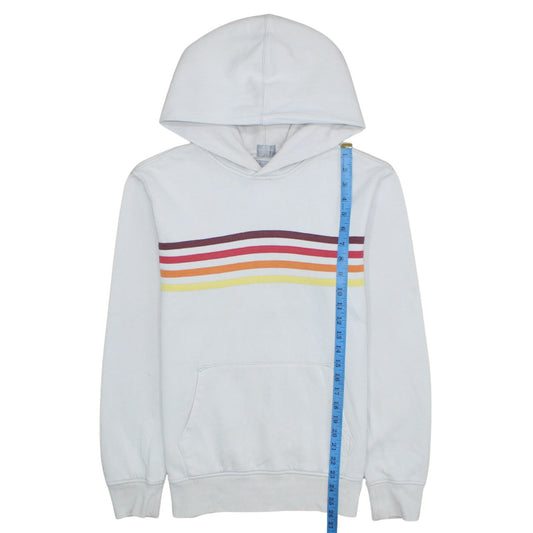 Mens UK Size S Gap White Pullover Hoodie