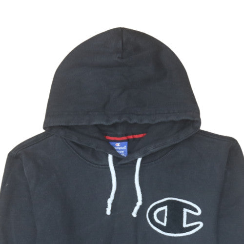 Mens UK Size M Champion Black Pullover Hoodie