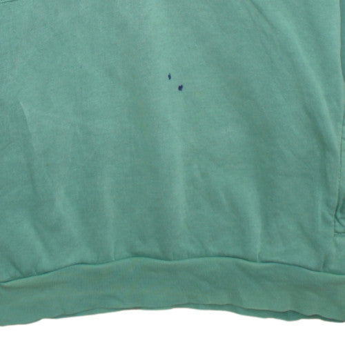 Mens UK Size S adidas Green 1/4 Zip Hoodie