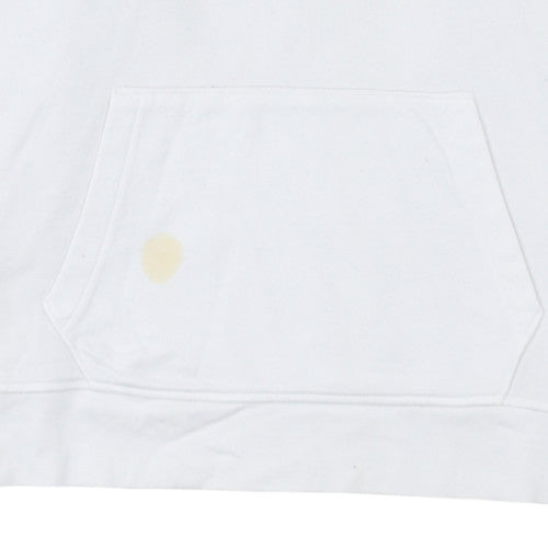 Womens UK Size M Levi's White Pullover Hoodie