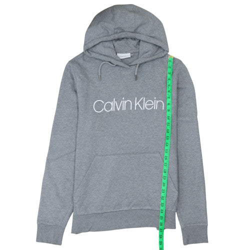 Mens UK Size L Calvin Klein Grey Pullover Hoodie