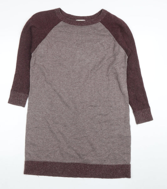 Womens UK Size S COS Brown Pullover Jumper