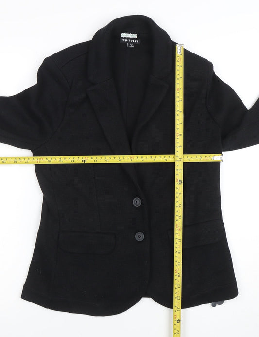 Womens UK Size 8 Whistles Regular Black Blazer