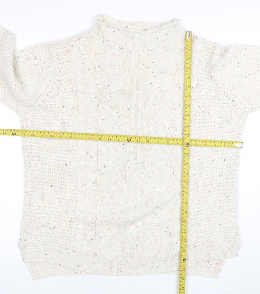 Womens UK Size 16 Lee Cooper Ivory Pullover Jumper