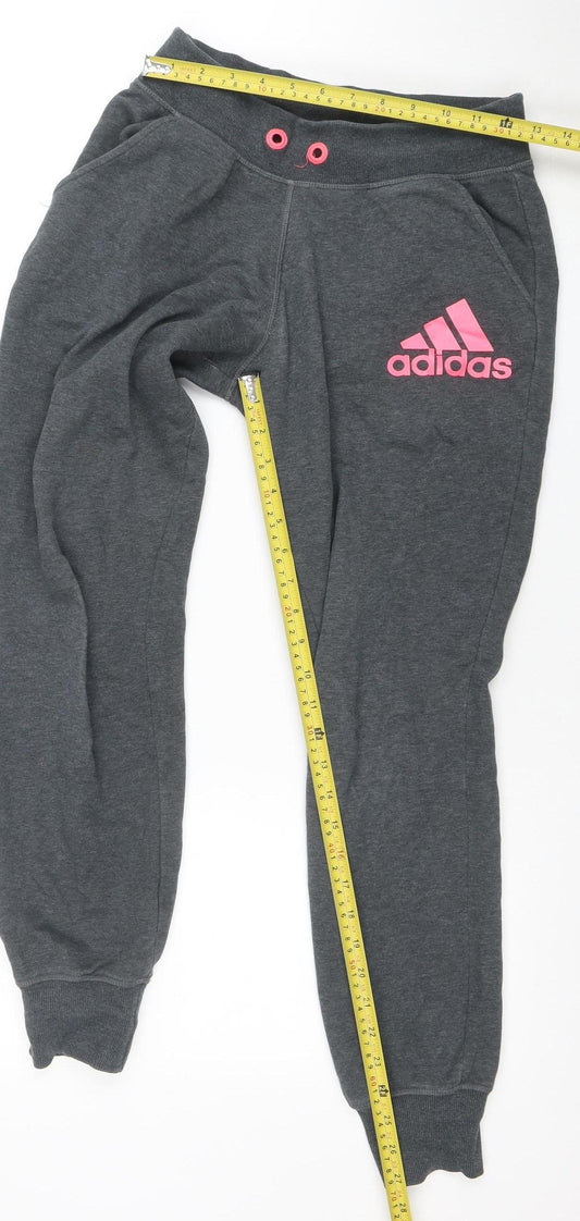 Adidas Womens Grey XS Jogger Sweatpants Activewear Trousers