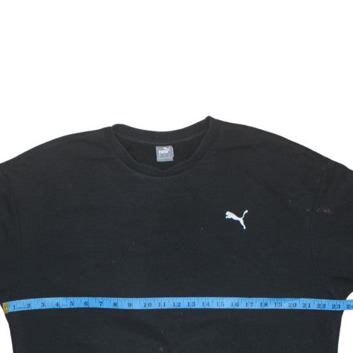 Womens UK Size L PUMA Black Pullover Sweatshirt