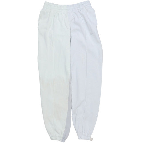 Womens UK Size S Nike Regular Fit Jogger White Trousers