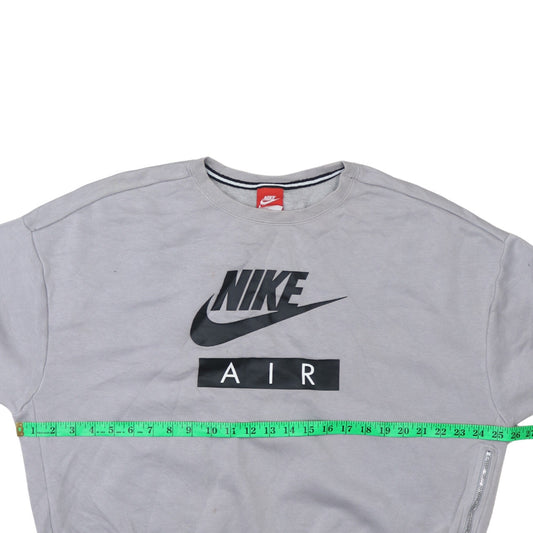 Womens UK Size L Nike Grey Pullover Sweatshirt