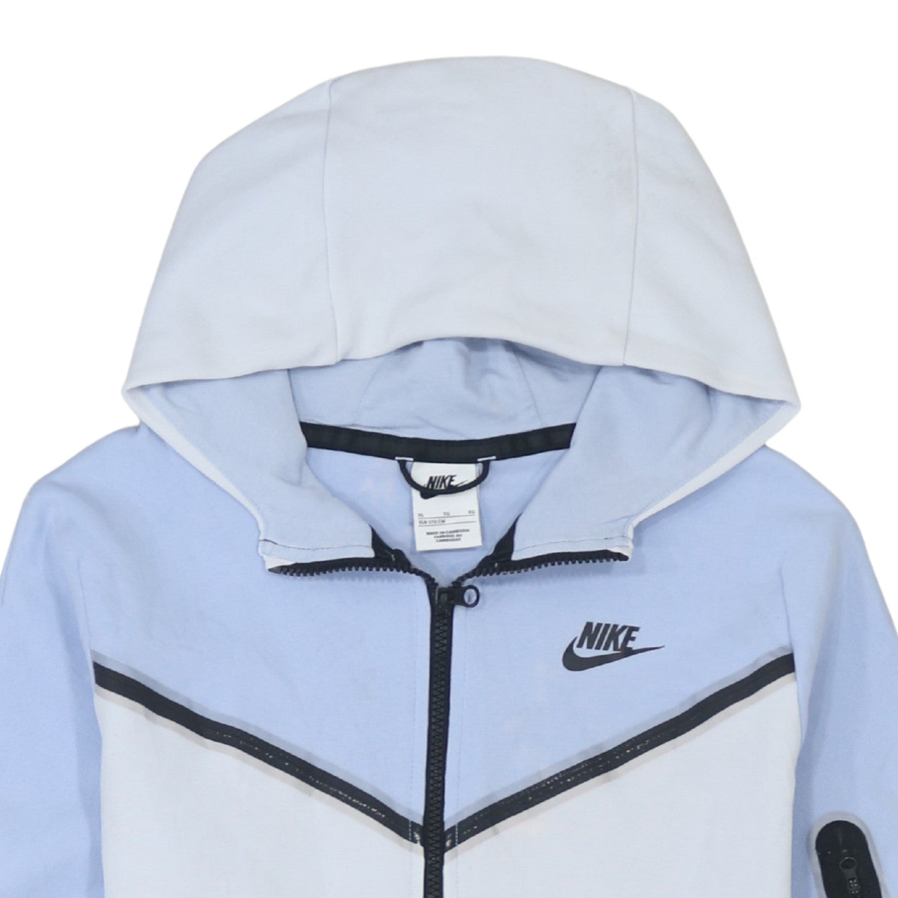 Girls UK Size XL Nike Blue Full Zip Hoodie