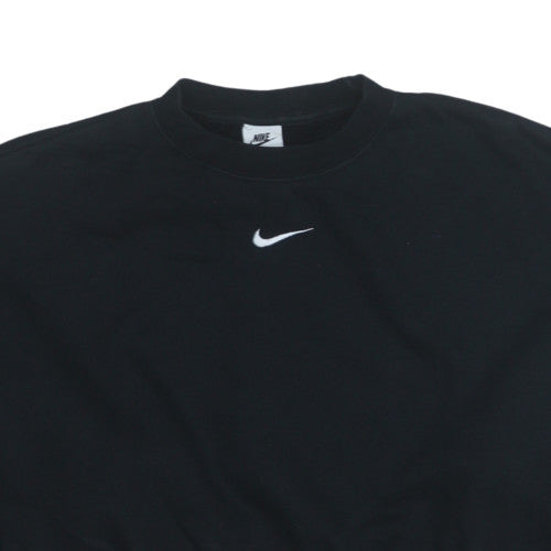 Womens UK Size S Nike Black Pullover Sweatshirt