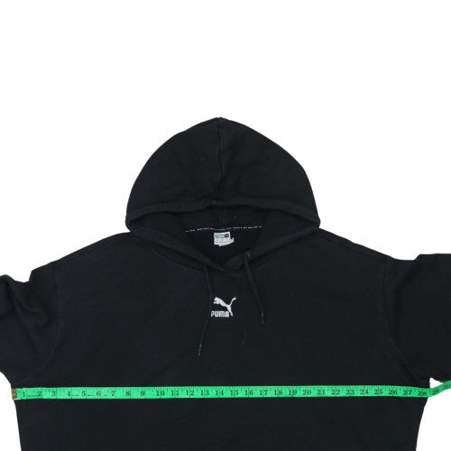 Womens UK Size M PUMA Black Pullover Hoodie