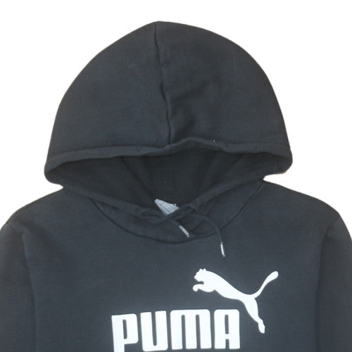 Womens UK Size L PUMA Black Pullover Hoodie