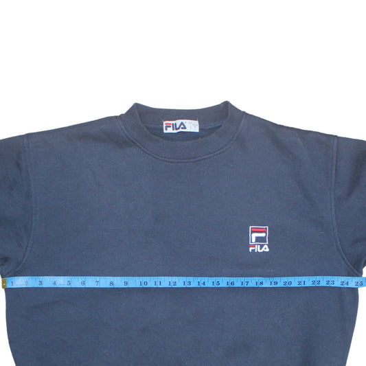 Womens UK Size L FILA Blue Pullover Sweatshirt