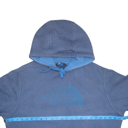 Mens UK Size L The North Face Blue Pullover Hoodie