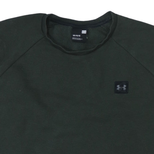 Mens UK Size L Under armour Green Pullover Sweatshirt