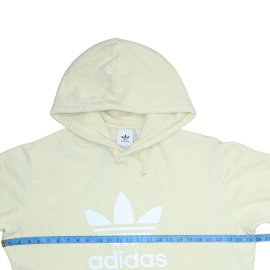 Womens UK Size XL adidas Beige Pullover Hoodie