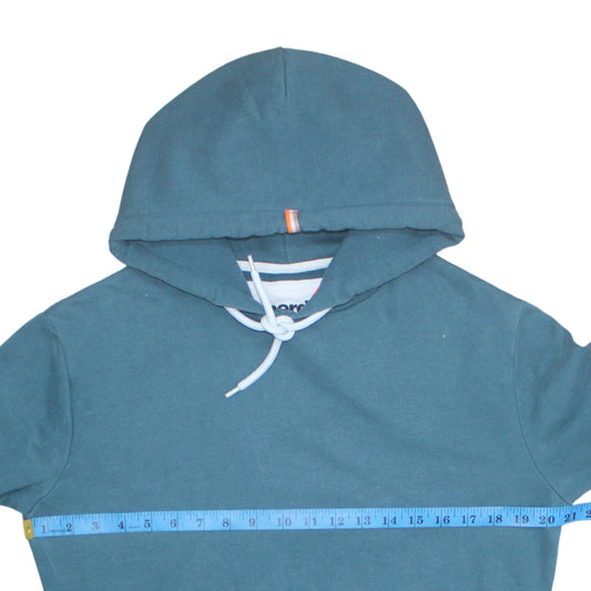 Womens UK Size M Superdry Blue Pullover Hoodie