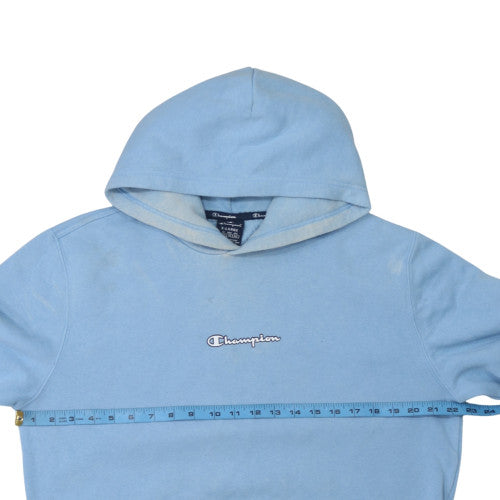 Mens UK Size XL Champion Blue Pullover Hoodie