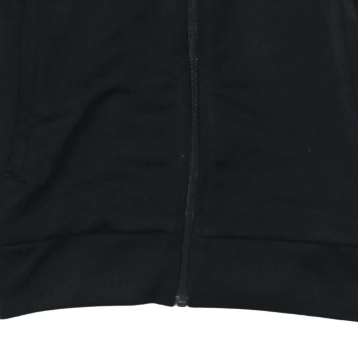 Additional view of Adidas boys’ black full zip sweatshirt 12-13 years classic 3-stripes track top