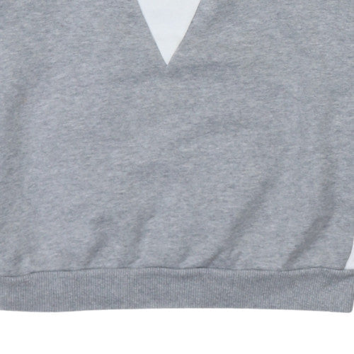 Womens UK Size 10 adidas Grey Pullover Sweatshirt
