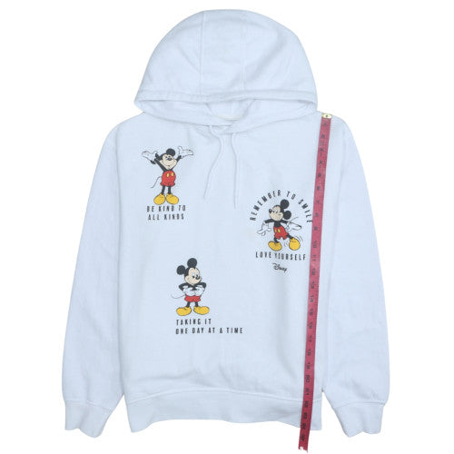 Womens UK Size M Disney White Pullover Hoodie